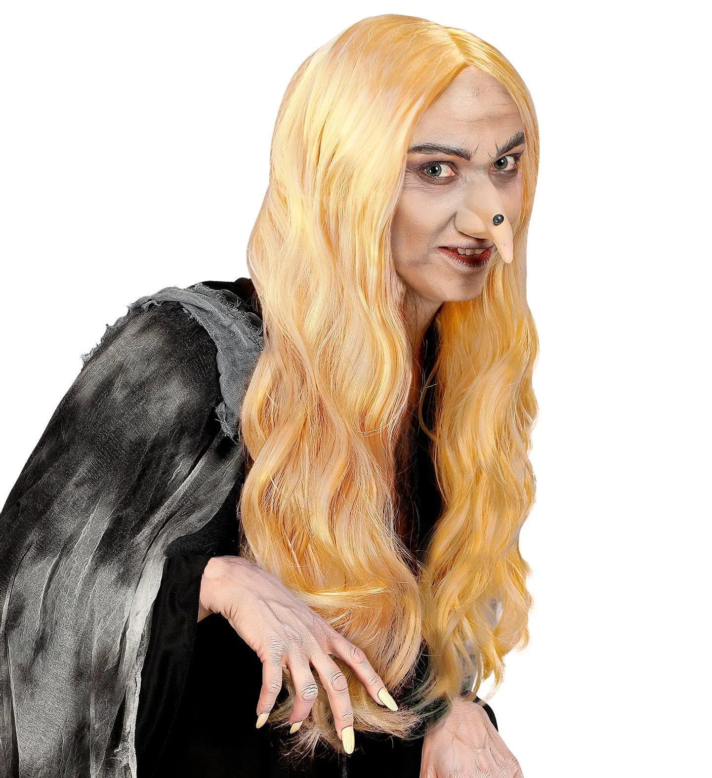 Peluca de Bruja con Melena Rubia COMPLEMENTOS Widmann