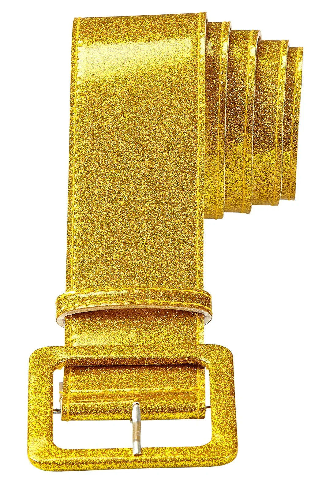 Cinturón Dorado con Purpurina Disco Años 70 Cinturones Widmann