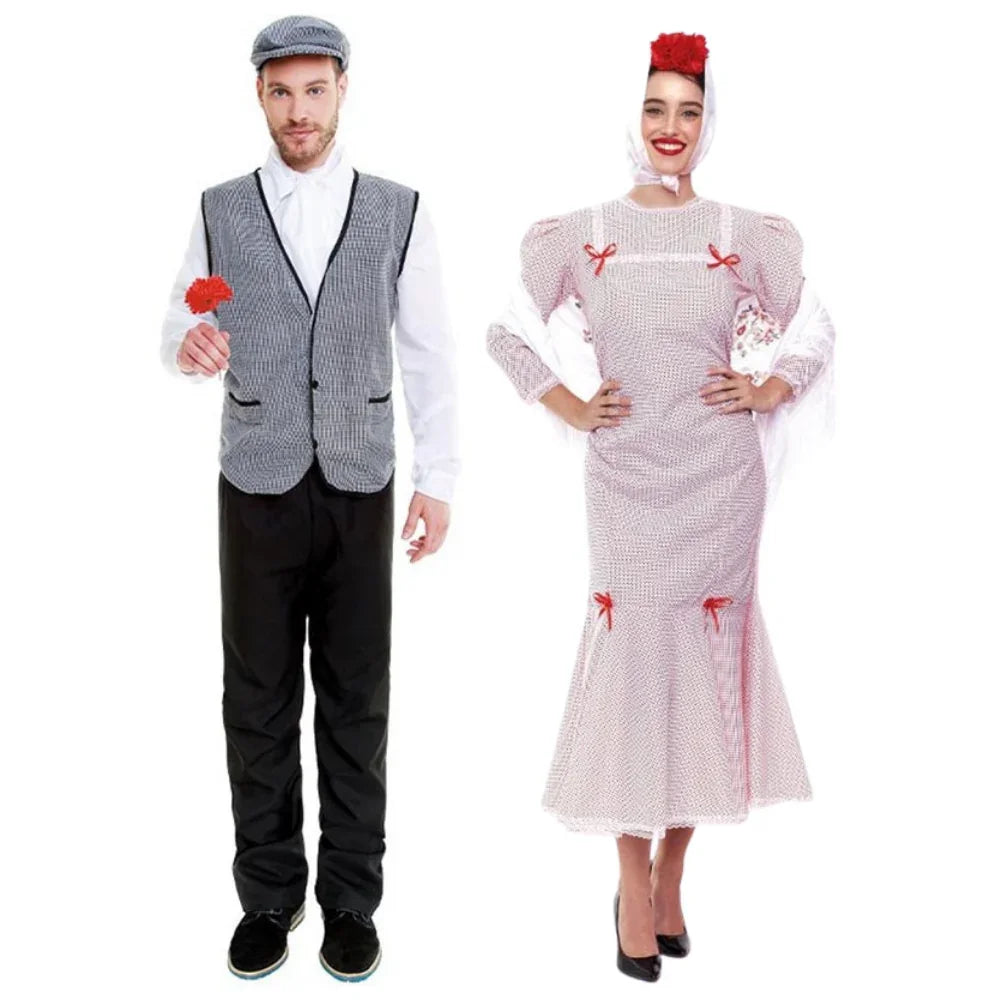 Disfraces en Pareja de Chulapa Madrileña Blanca y Chulapo Chulapos y Chulapas Disfraces Simon