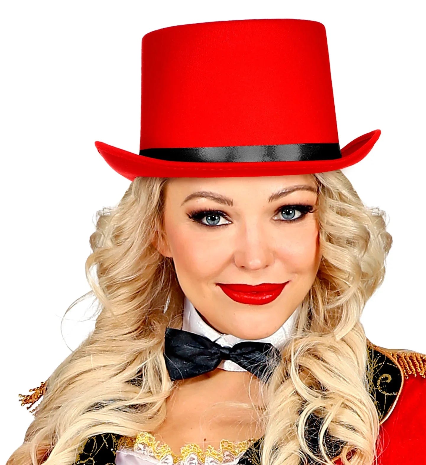 Chistera de Domador Roja con Cinta Negra Chisteras Widmann