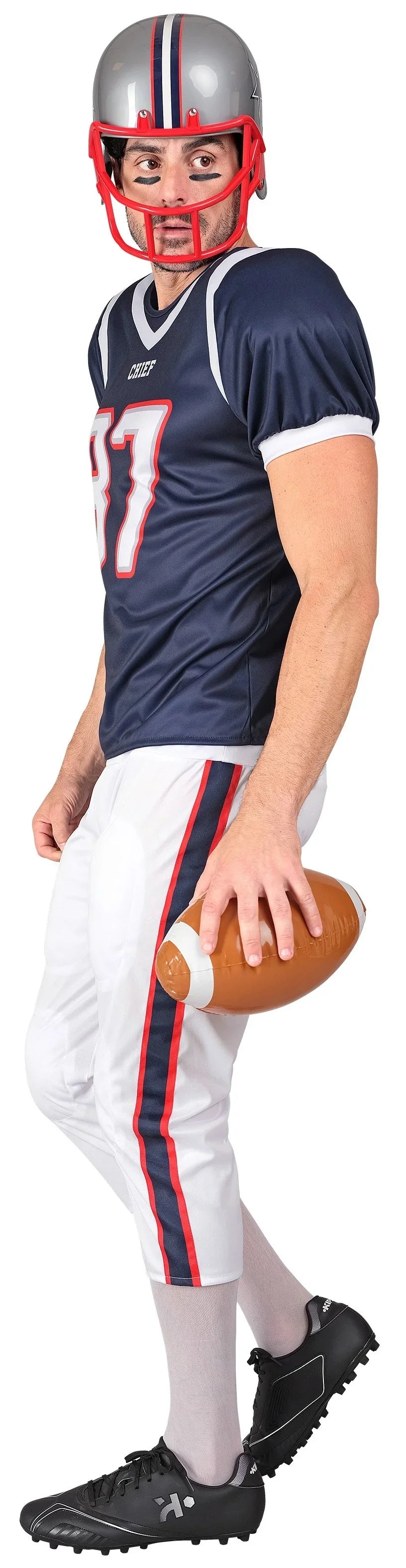 Disfraz de Quaterback de Fútbol Americano Azul para Hombre Jugadores de Rugby Widmann