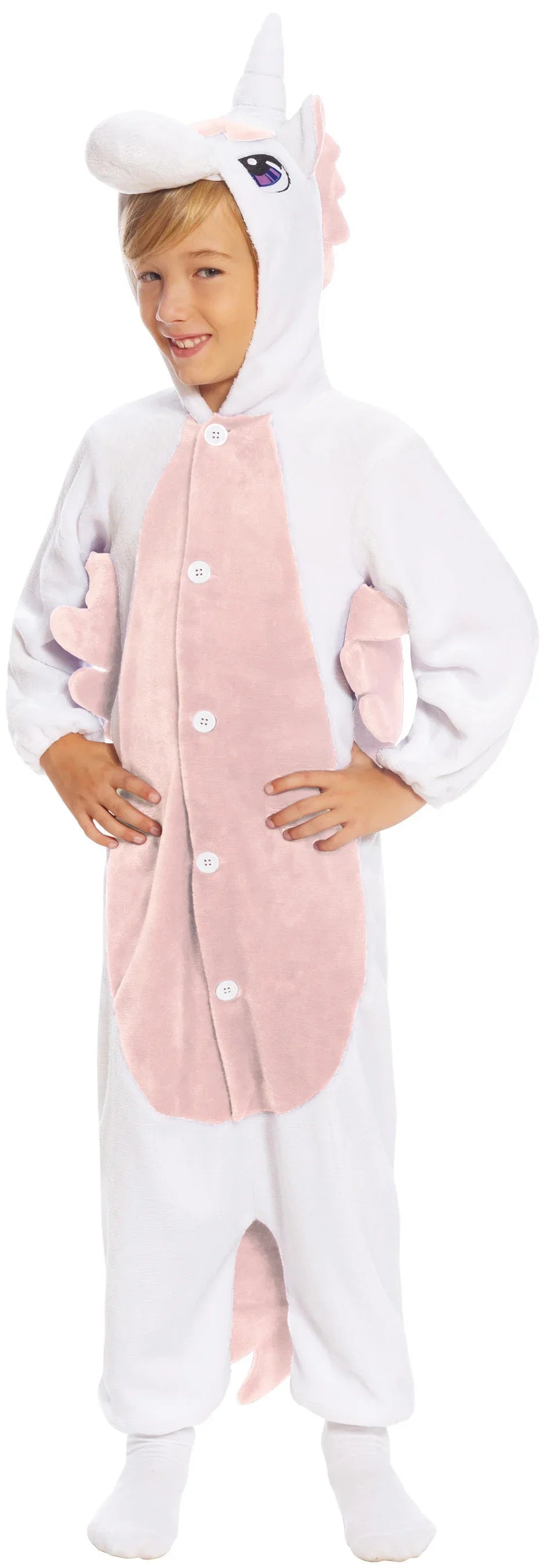 Disfraz de Unicornio Rosa Pijama para Niña Unicornio Guirca