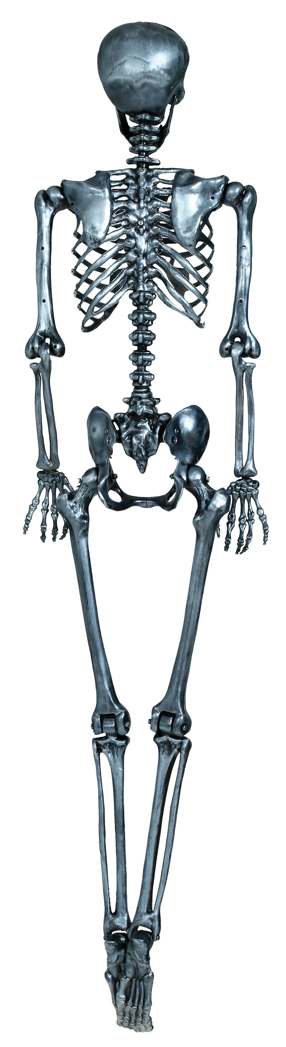 Esqueleto Plateado para Decoración de 160cm Esqueletos Guirca