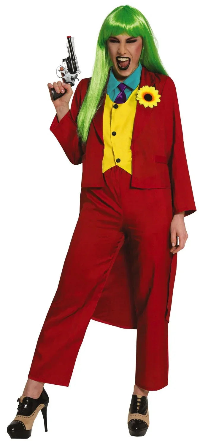 Disfraz de Joker Rojo para Mujer Joker Guirca