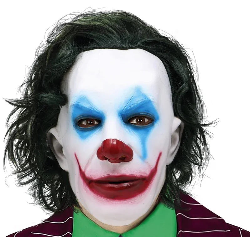 Máscara de Joker con Pelo Joker Guirca