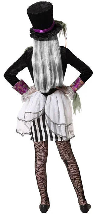 Disfraz de Sombrerera Zombie para Niña Sombrerero Loco Atosa