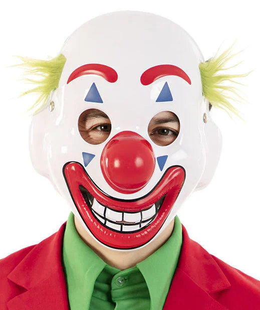 Máscara de Payaso Joker de Plástico Joker EuroCarnavales