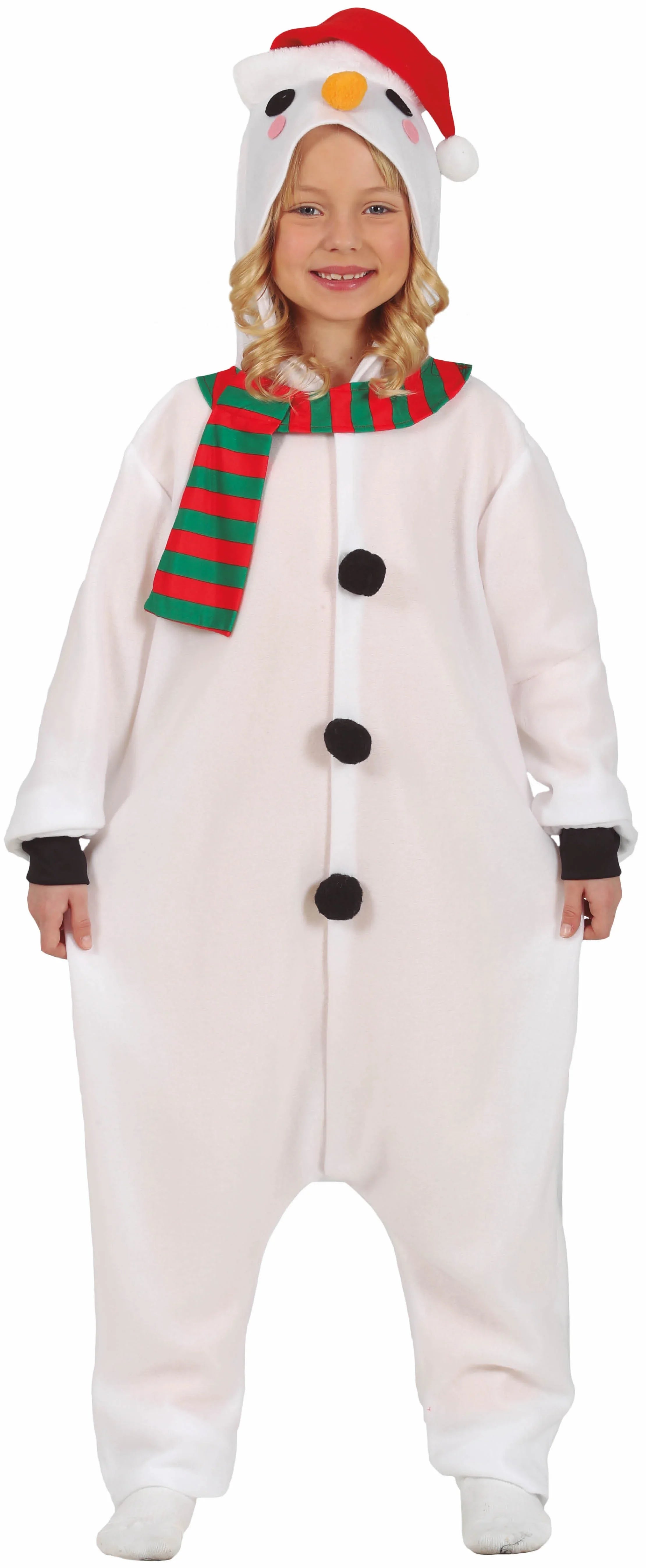 Disfraz de Muñeco de Nieve Pijama Infantil Muñecos de Nieve Guirca