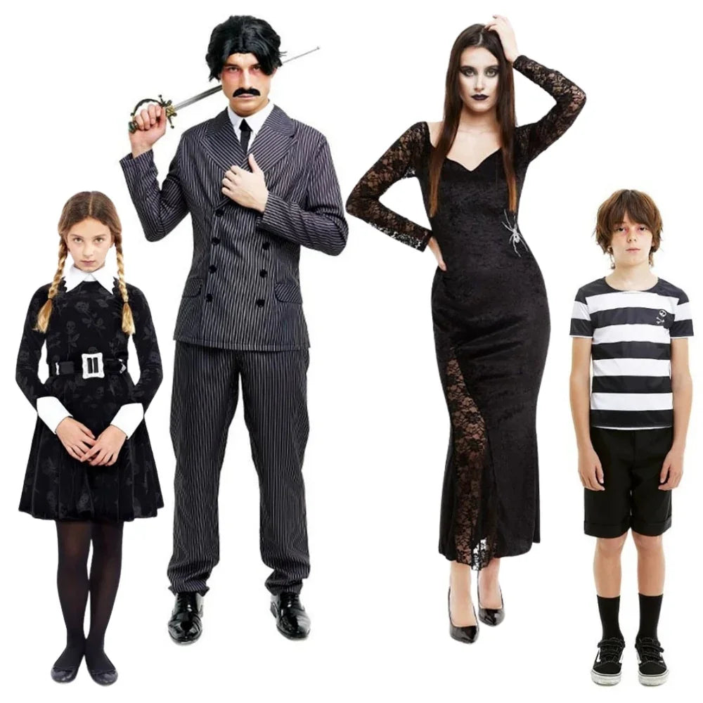 Disfraces para Grupo de La Familia Addams Elegante Familia Addams Disfraces Simon