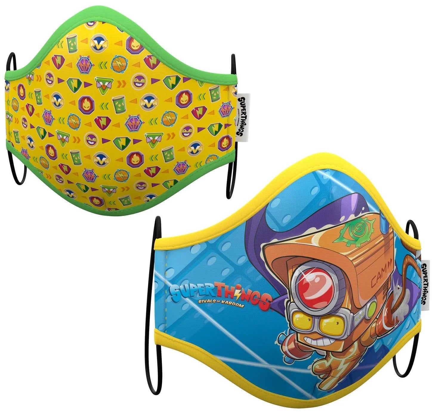 Mascarilla de SuperZings Amarilla Infantil SuperZings Viving