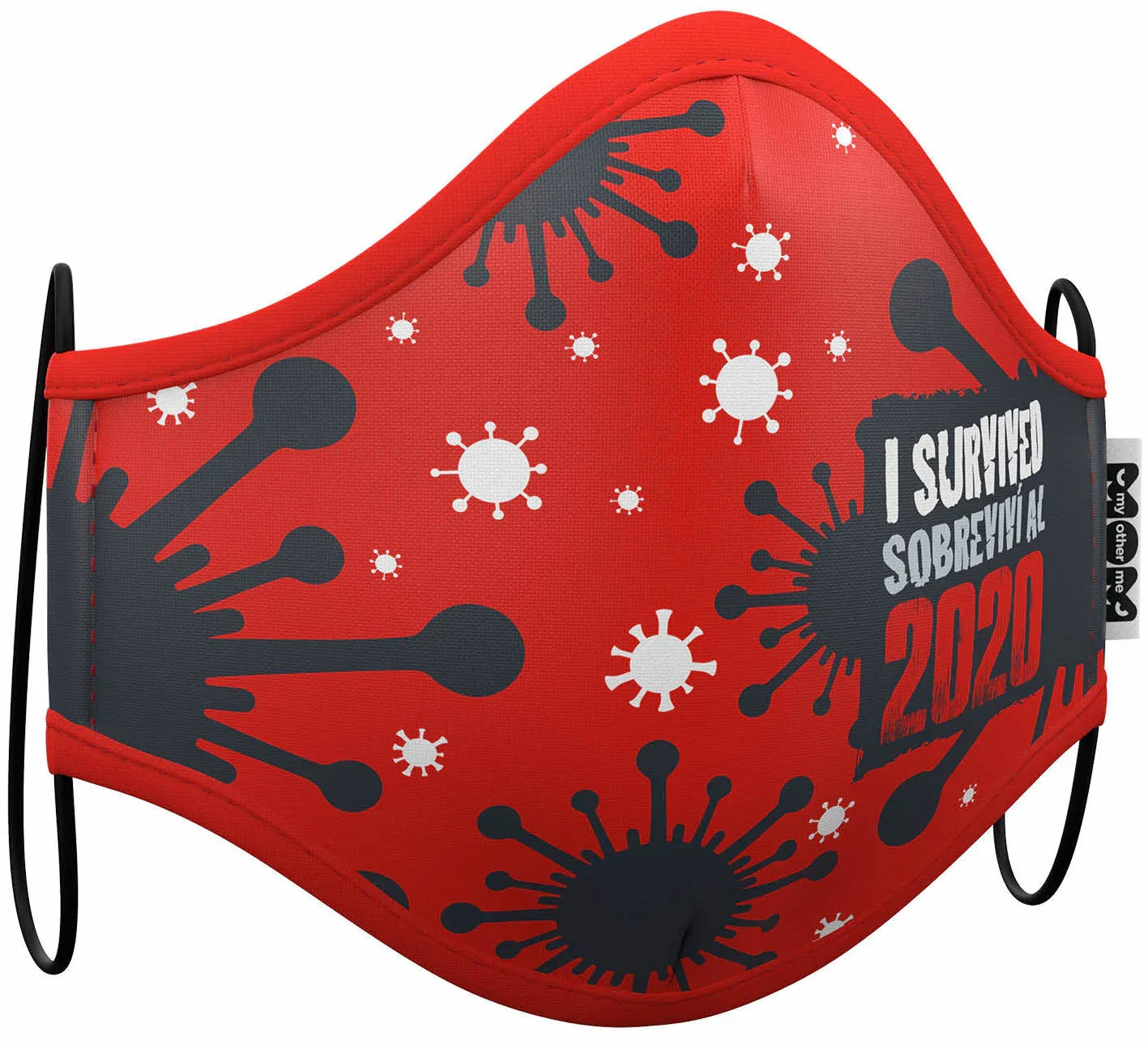 Mascarilla Sobreviví al 2020 para Adulto Mascarillas Viving