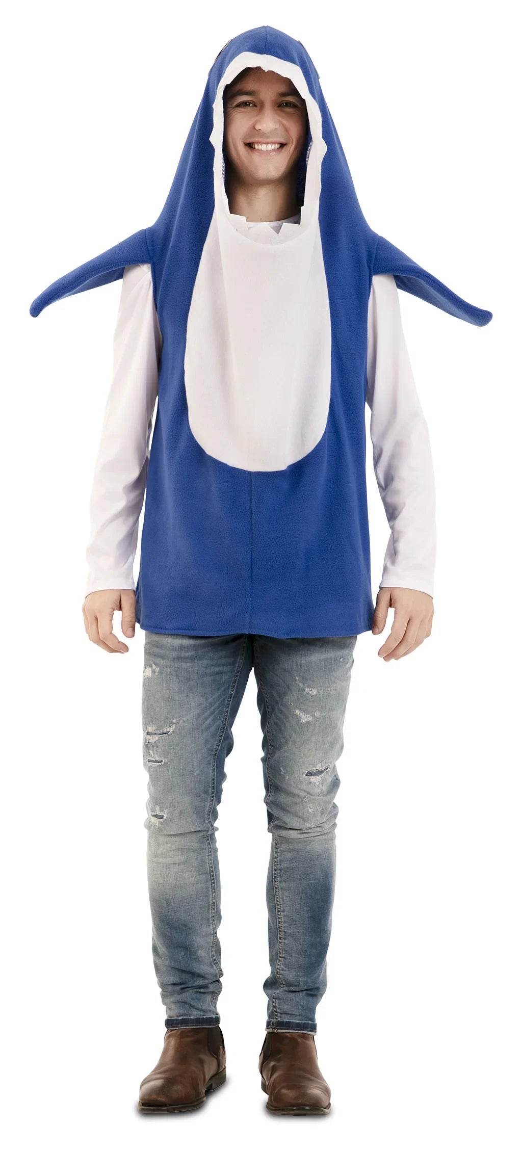 Disfraz de Baby Shark Azul para Adulto Tiburón EuroCarnavales