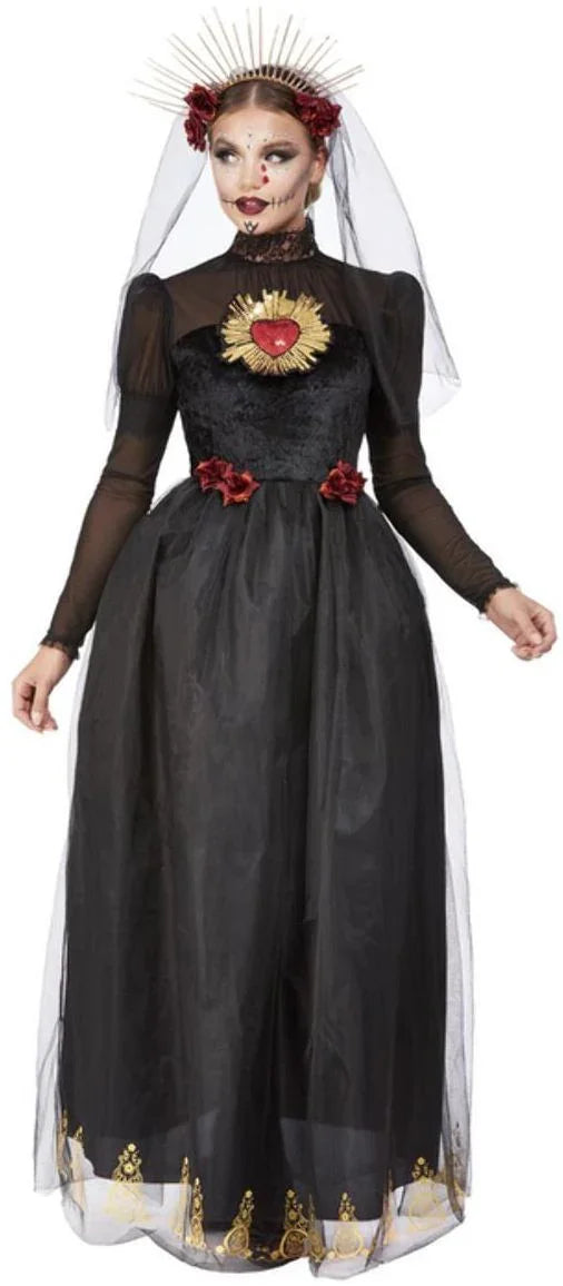 Disfraz de Catrina Sagrado Corazón para Mujer Catrina Smiffys