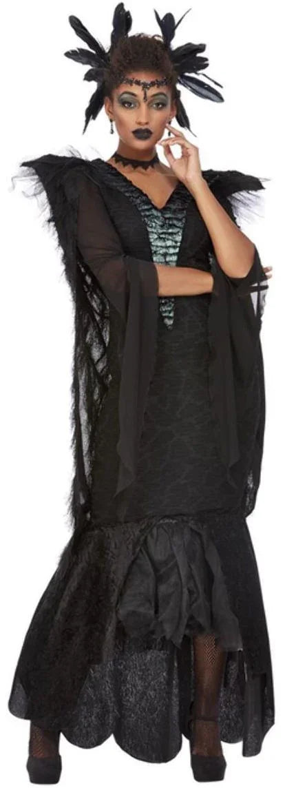 Disfraz de Reina Cuervo para Mujer Halloween - Terror Smiffys
