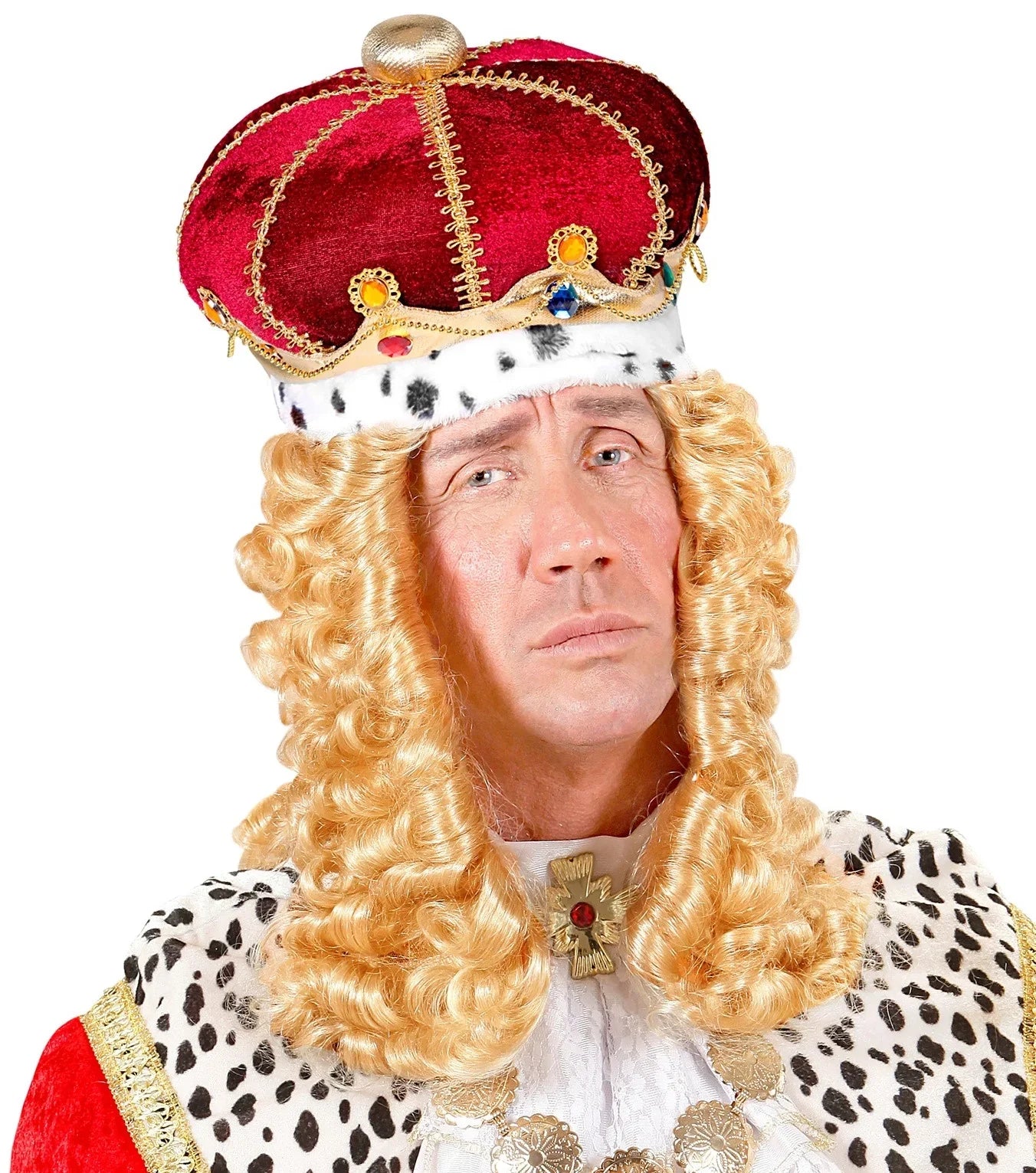 Corona de Rey Alta de Tela Coronas y Tiaras Widmann