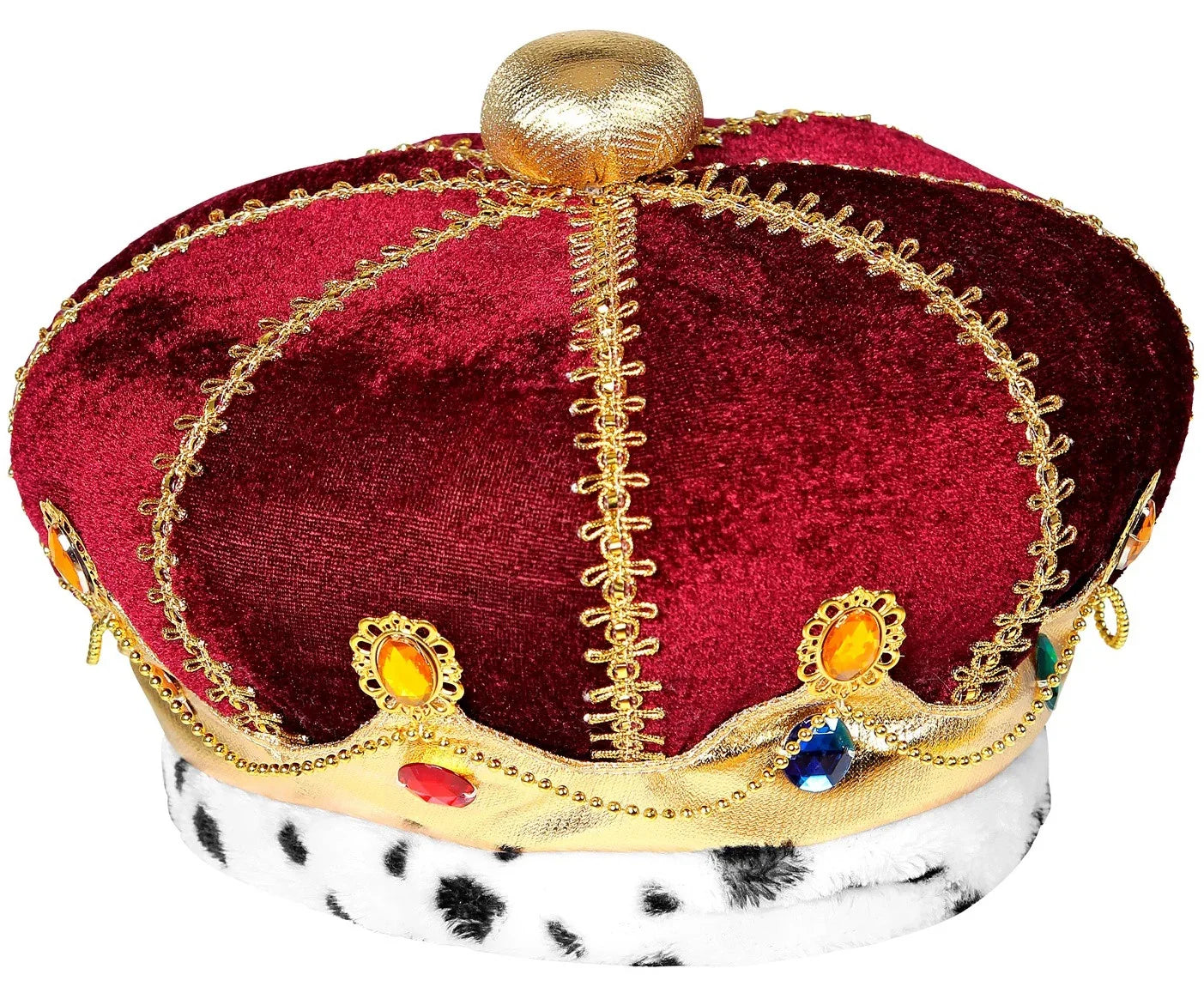 Corona de Rey Alta de Tela Coronas y Tiaras Widmann