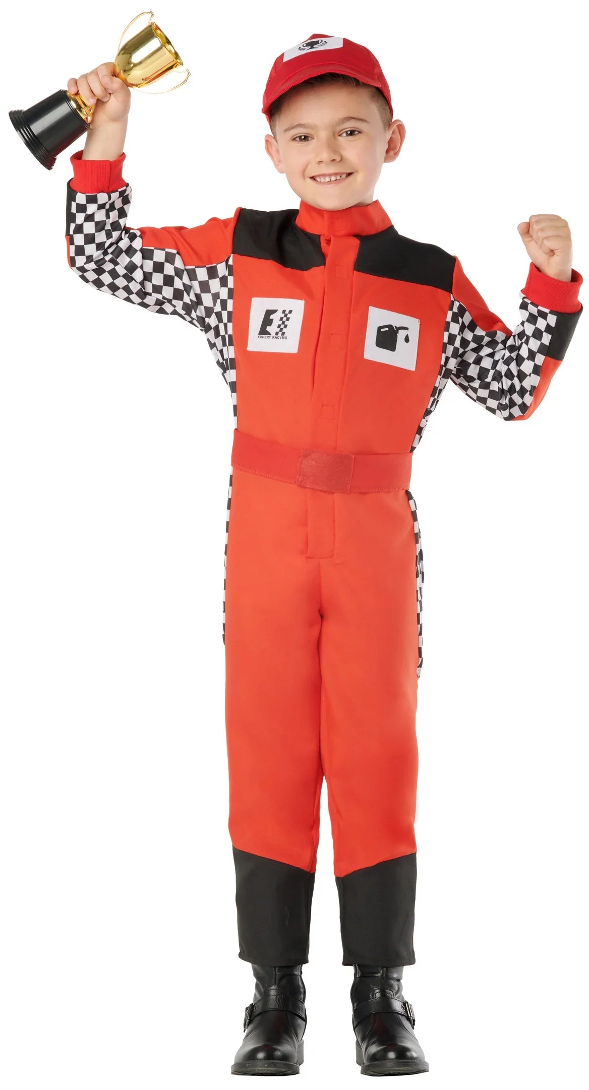 Disfraz de Piloto Fórmula Uno Infantil Deportistas y Animadoras Kimokawaii