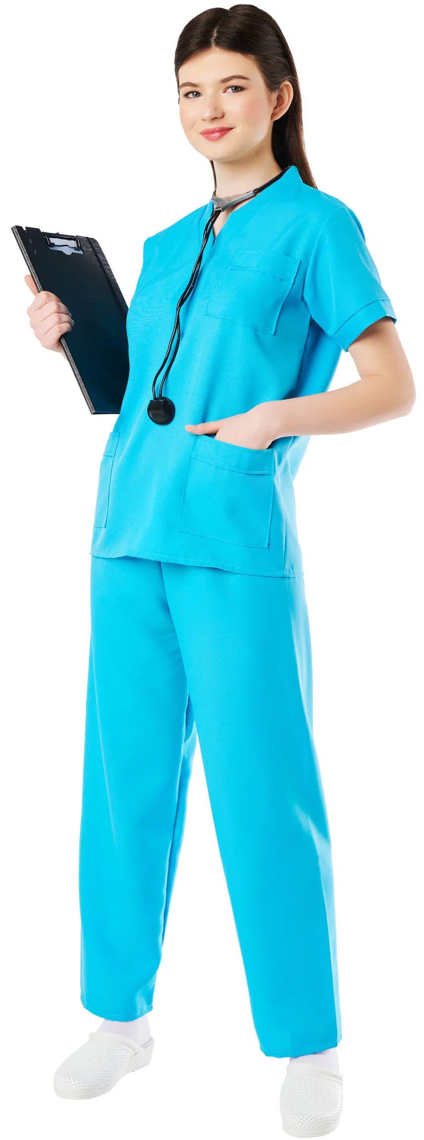 Disfraz de Doctor Unisex para Adulto Enfermera y Médico Kimokawaii