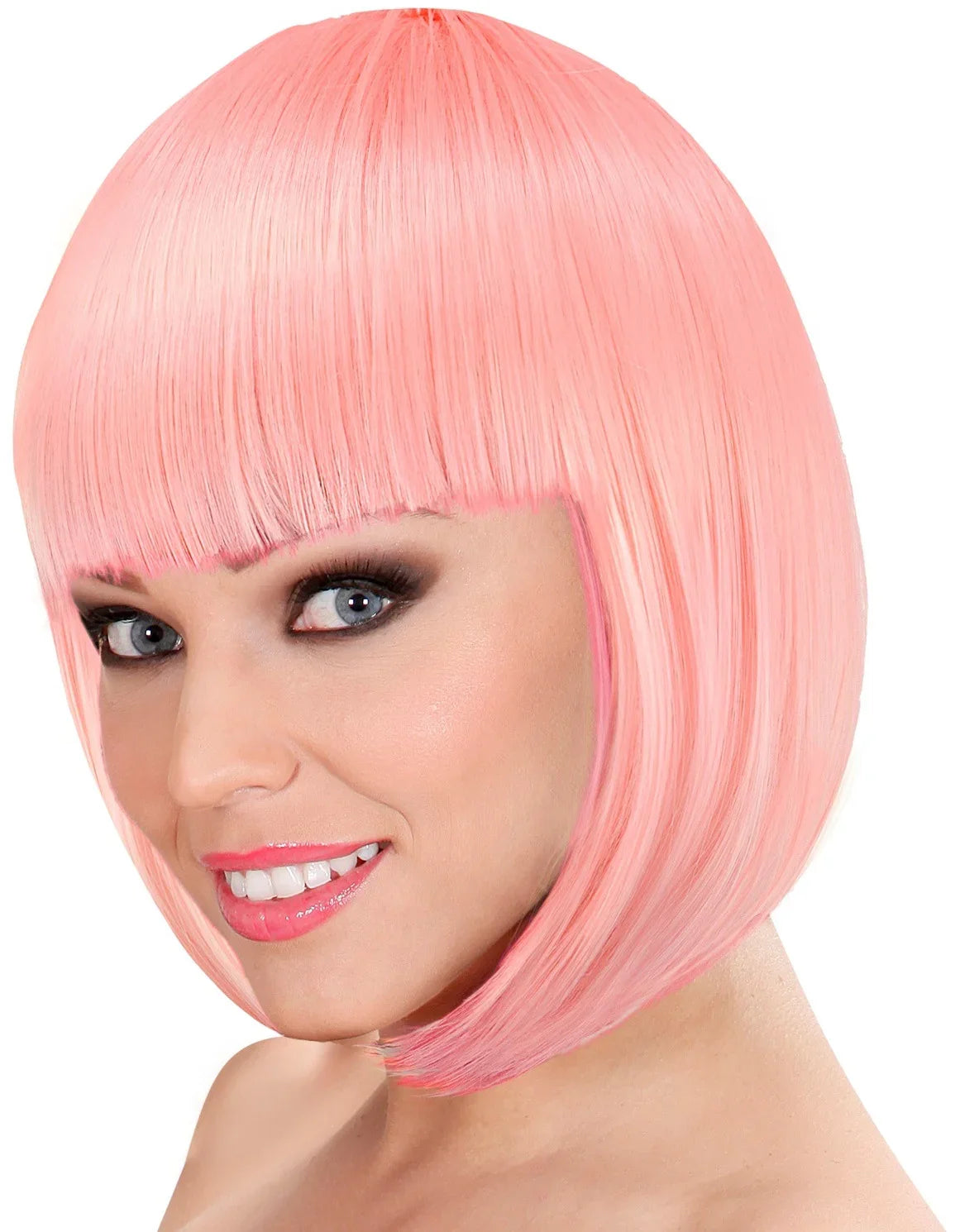 Peluca Media Melena Rosa COMPLEMENTOS Widmann