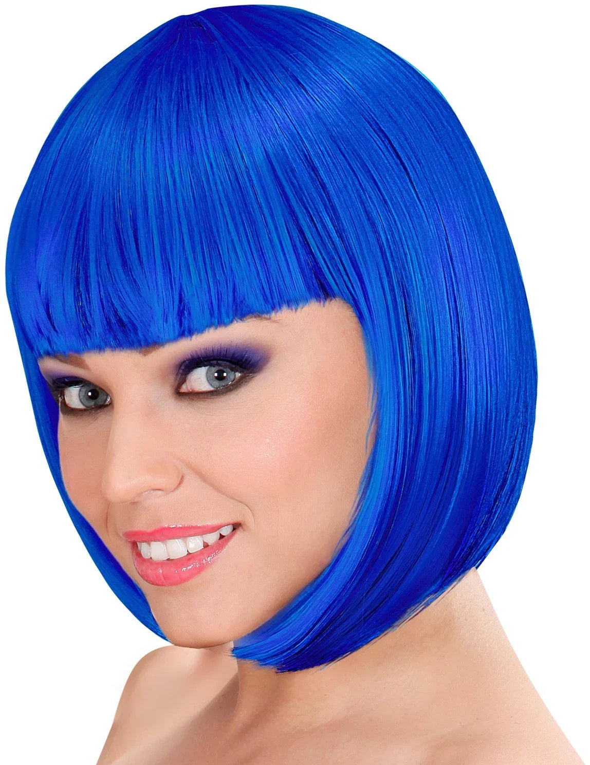 Peluca Azul Eléctrico Corta COMPLEMENTOS Widmann