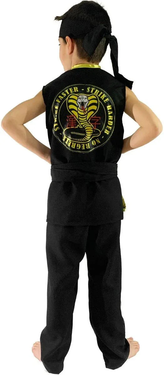 Disfraz de Cobra Kai para Niño Ninjas Fycar