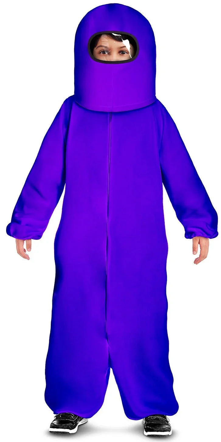 Disfraz de Among Us Morado para Niño Among Us Viving