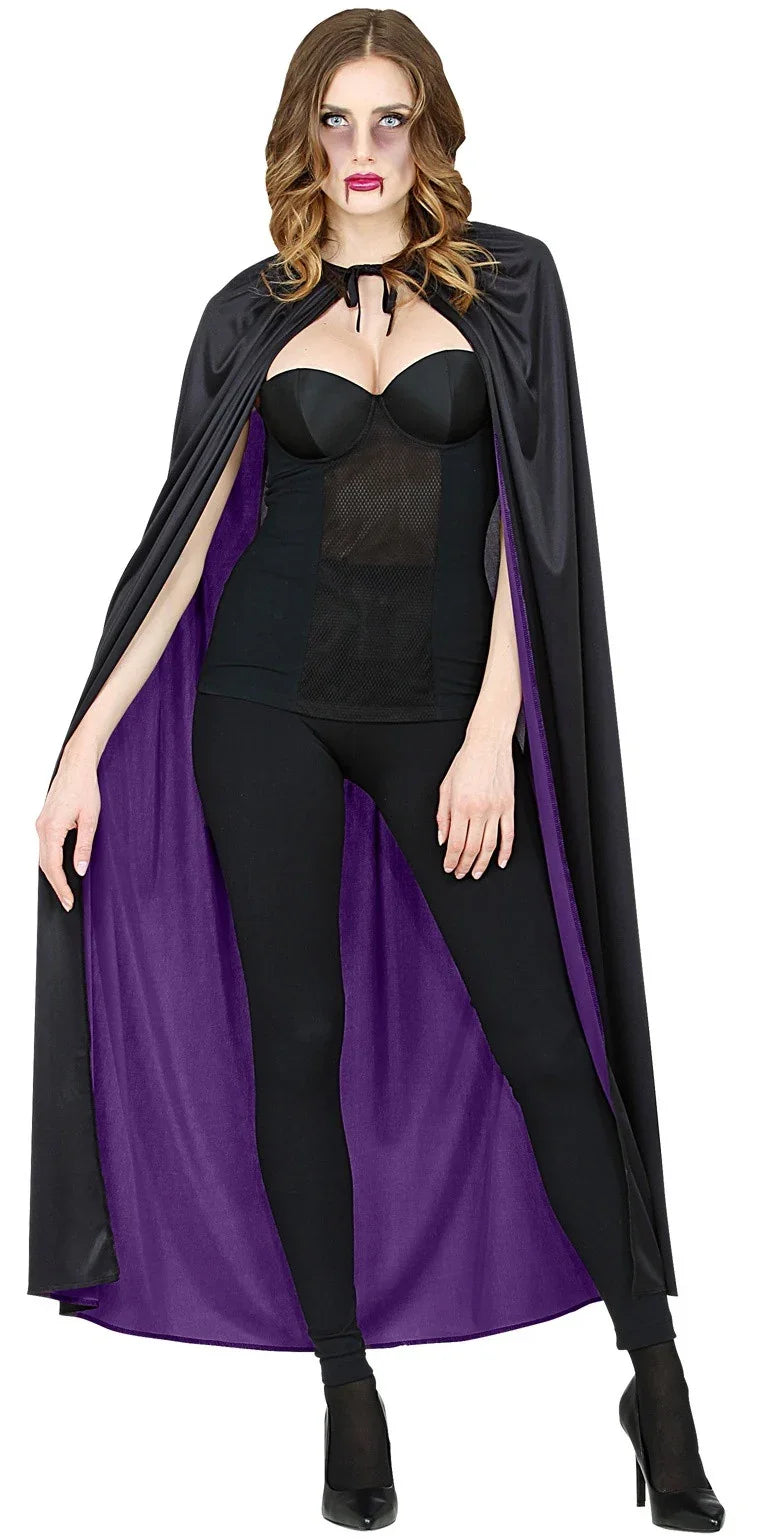 Capa Morada y Negra Reversible para Adulto Capas Widmann