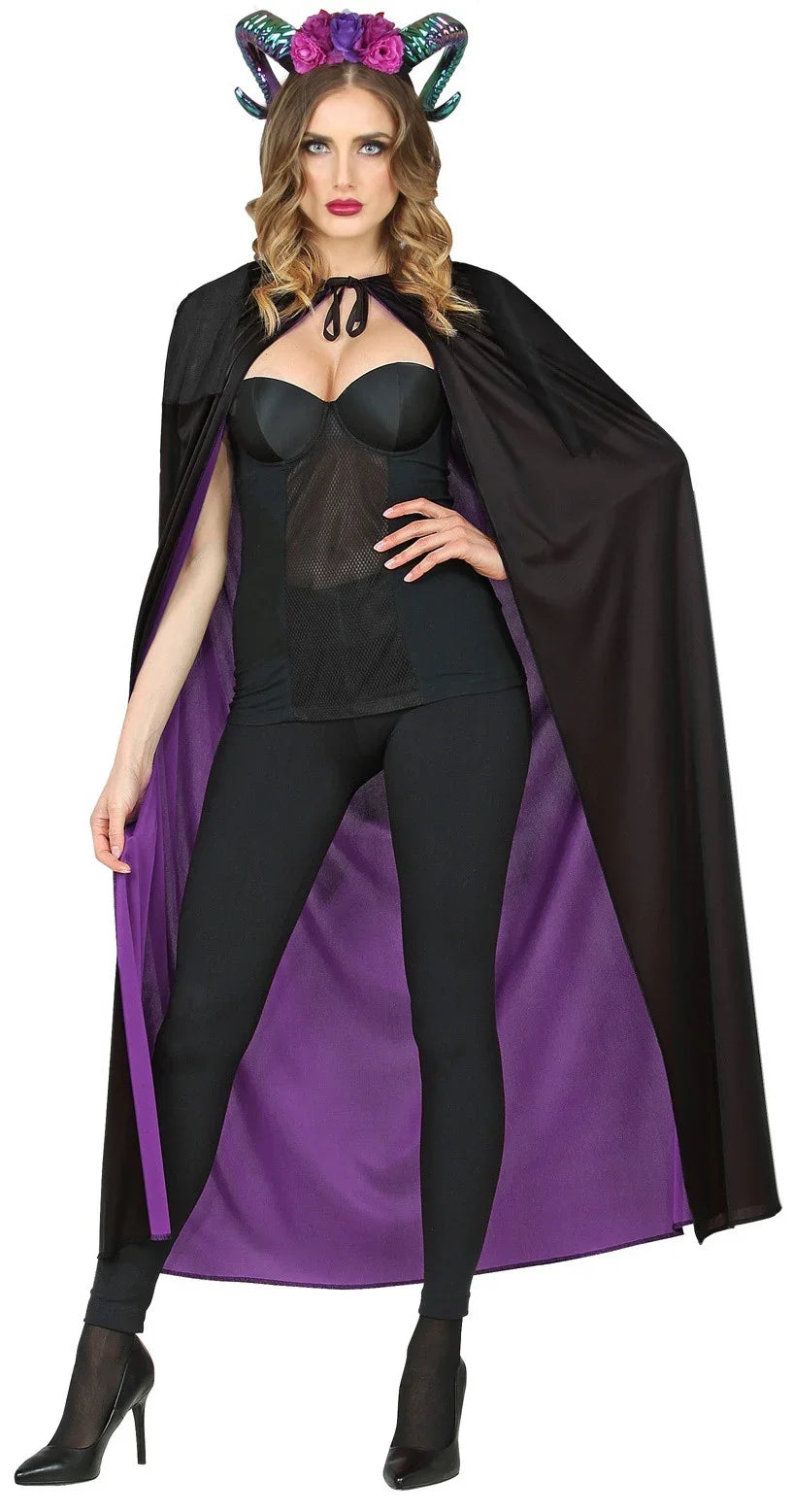 Capa Morada y Negra Reversible para Adulto Capas Widmann