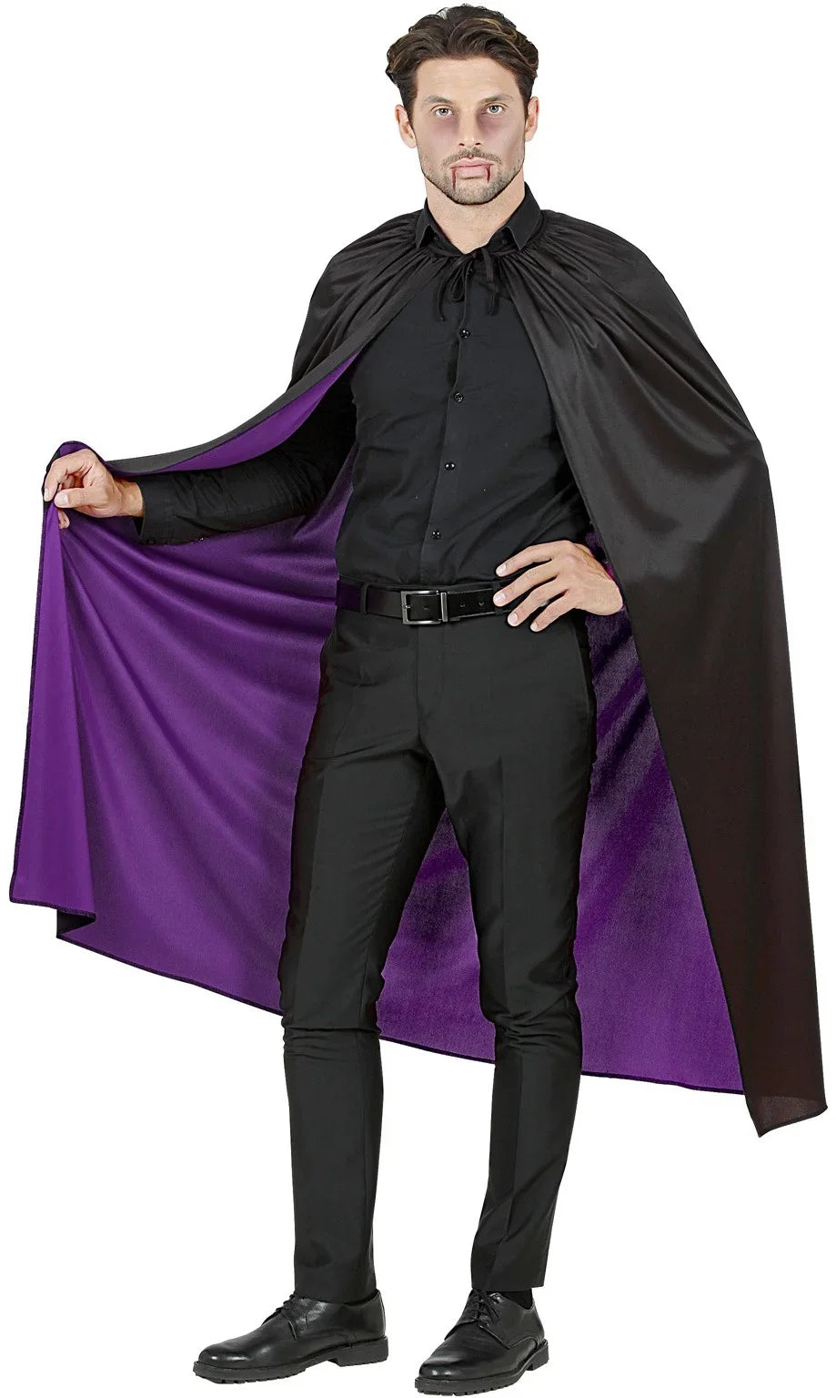 Capa Morada y Negra Reversible para Adulto Capas Widmann