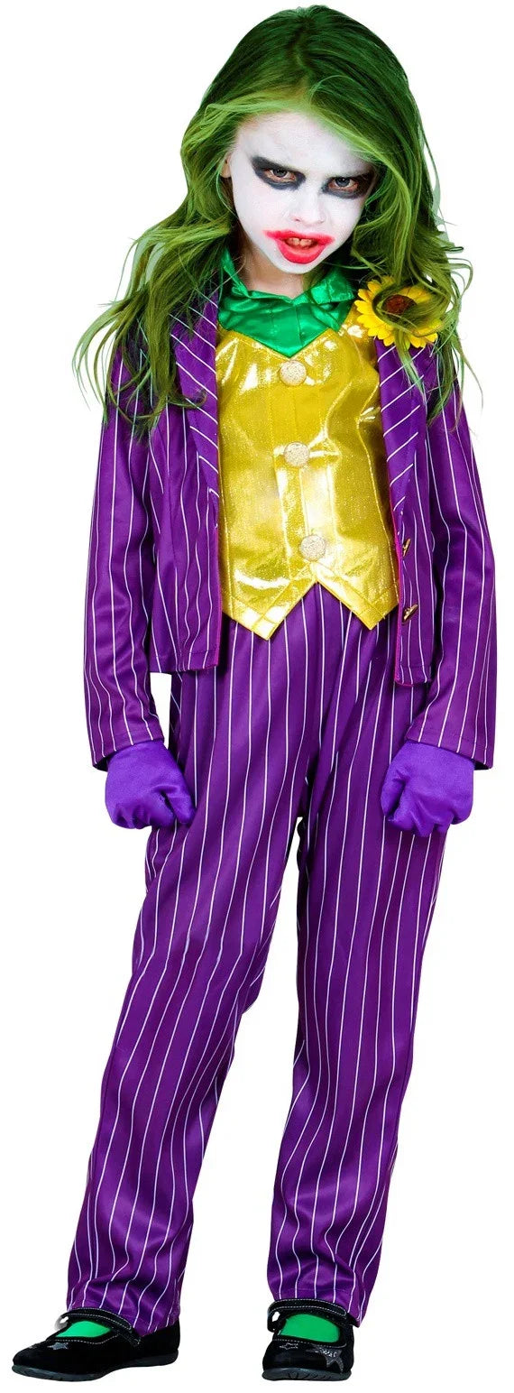 Disfraz de Joker Loca para Niña Joker Widmann