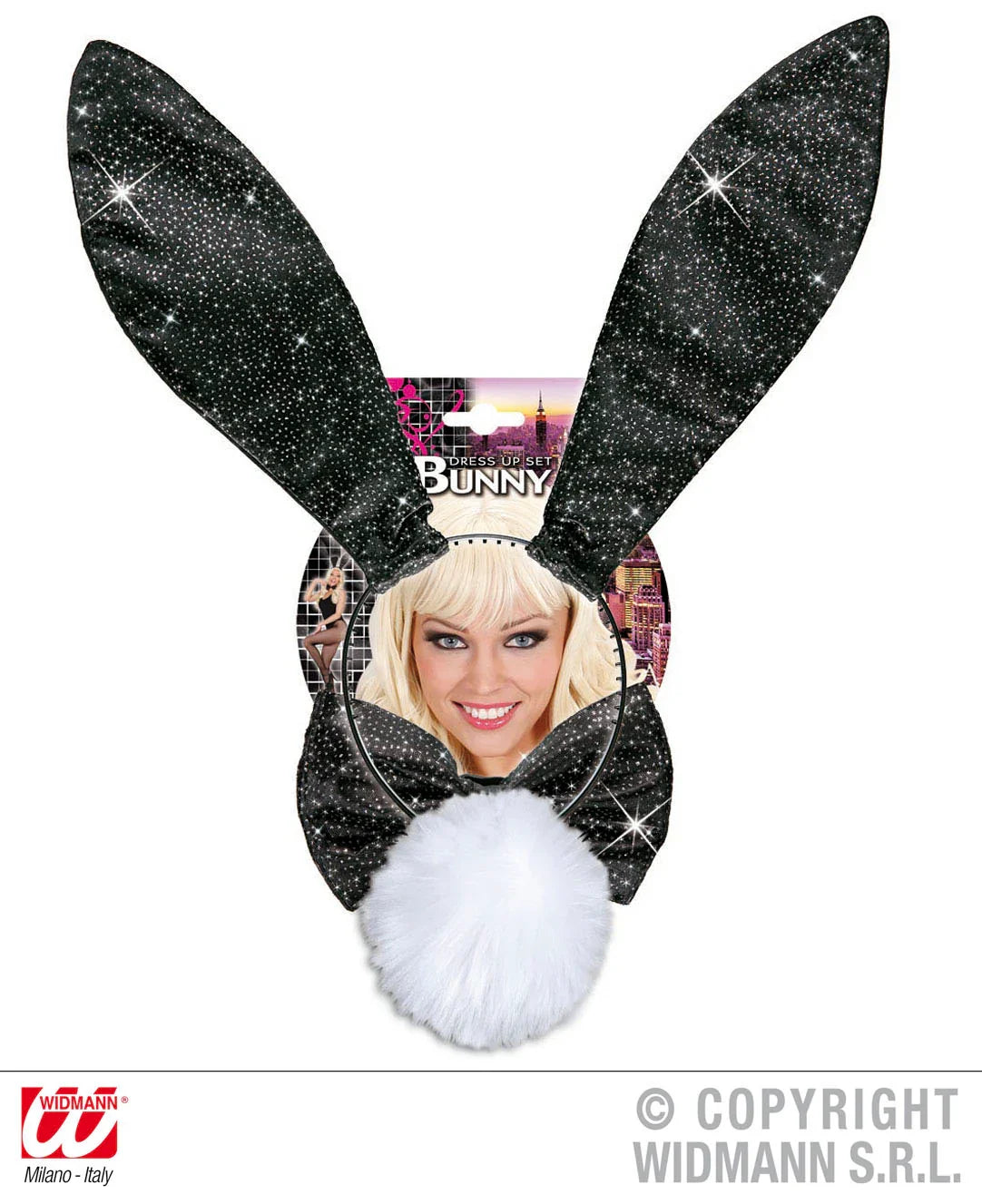 Set de Conejita de Playboy Negro COMPLEMENTOS Widmann