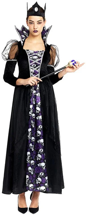 Disfraz de Reina de la Oscuridad para Mujer Reina Malvada Partilandia