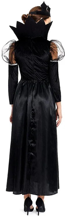 Disfraz de Reina de la Oscuridad para Mujer Reina Malvada Partilandia