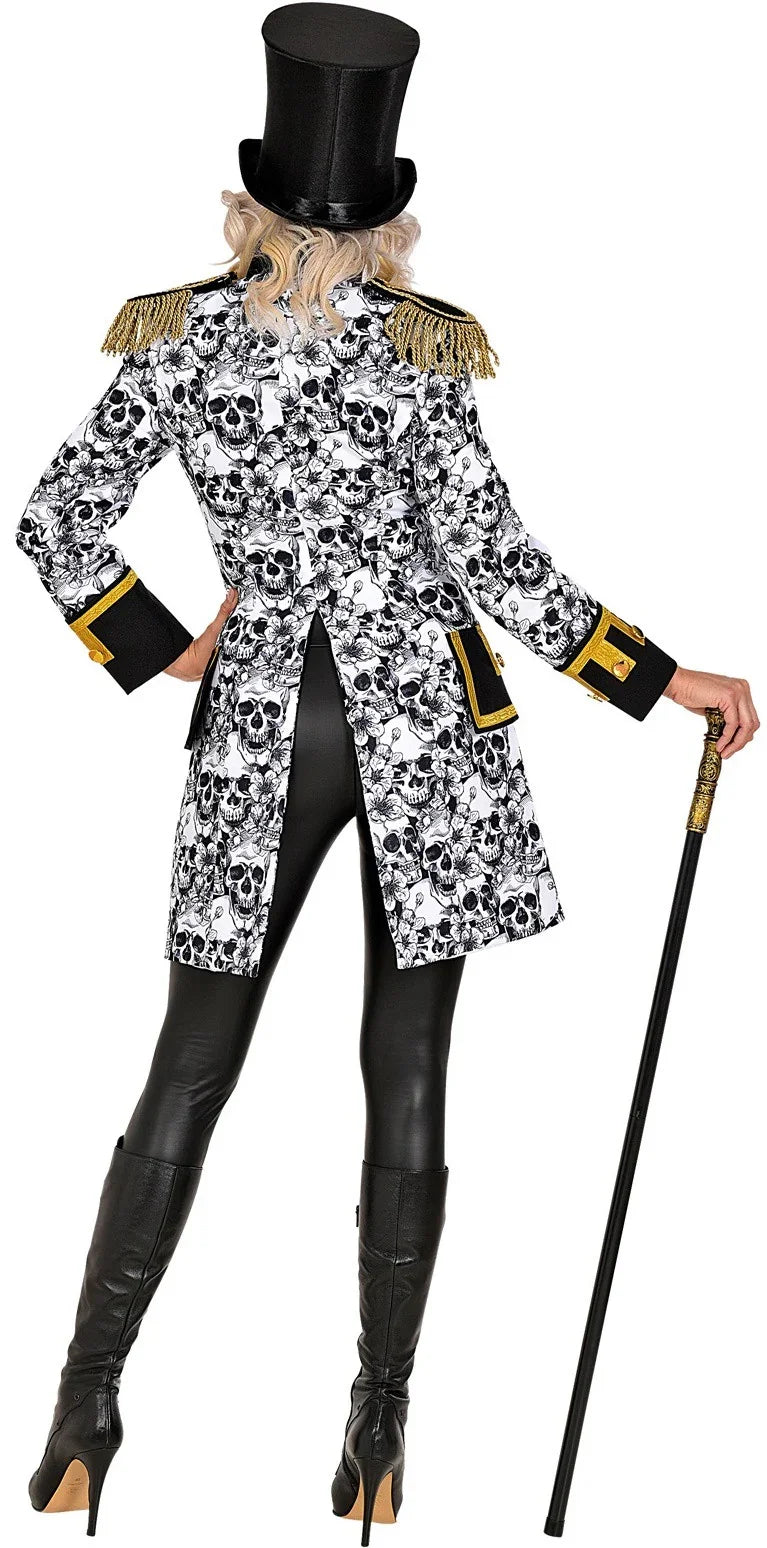 Chaqueta Calaveras con Pechera Dorada para Mujer Chaquetas, Chalecos y Camisas Widmann