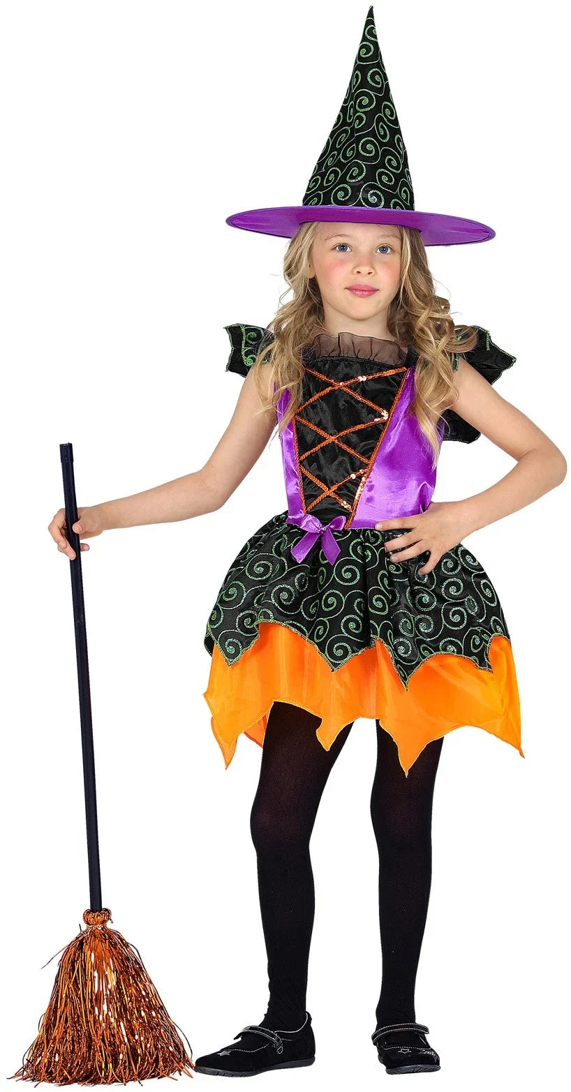 Disfraz de Bruja Estampado Infantil Brujas Widmann