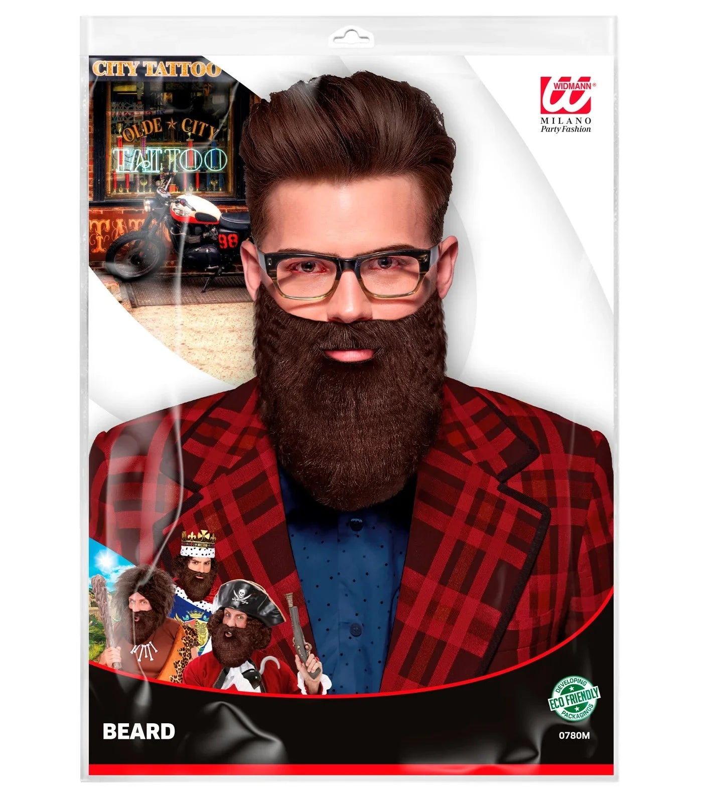 Barba Poblada Marrón COMPLEMENTOS Widmann