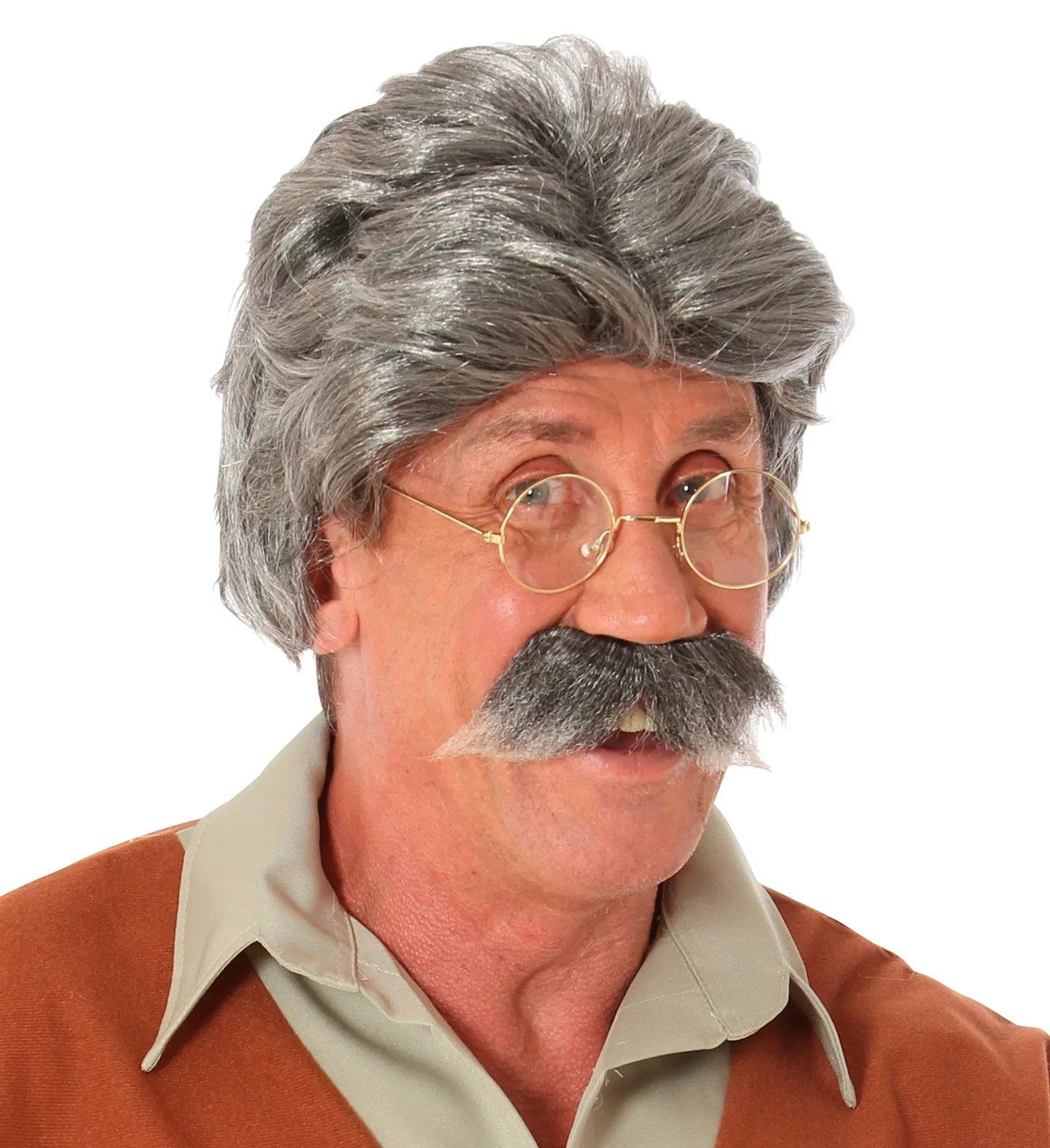 Peluca de Abuelo Canosa con Bigote Grande Pelucas Canosas Widmann