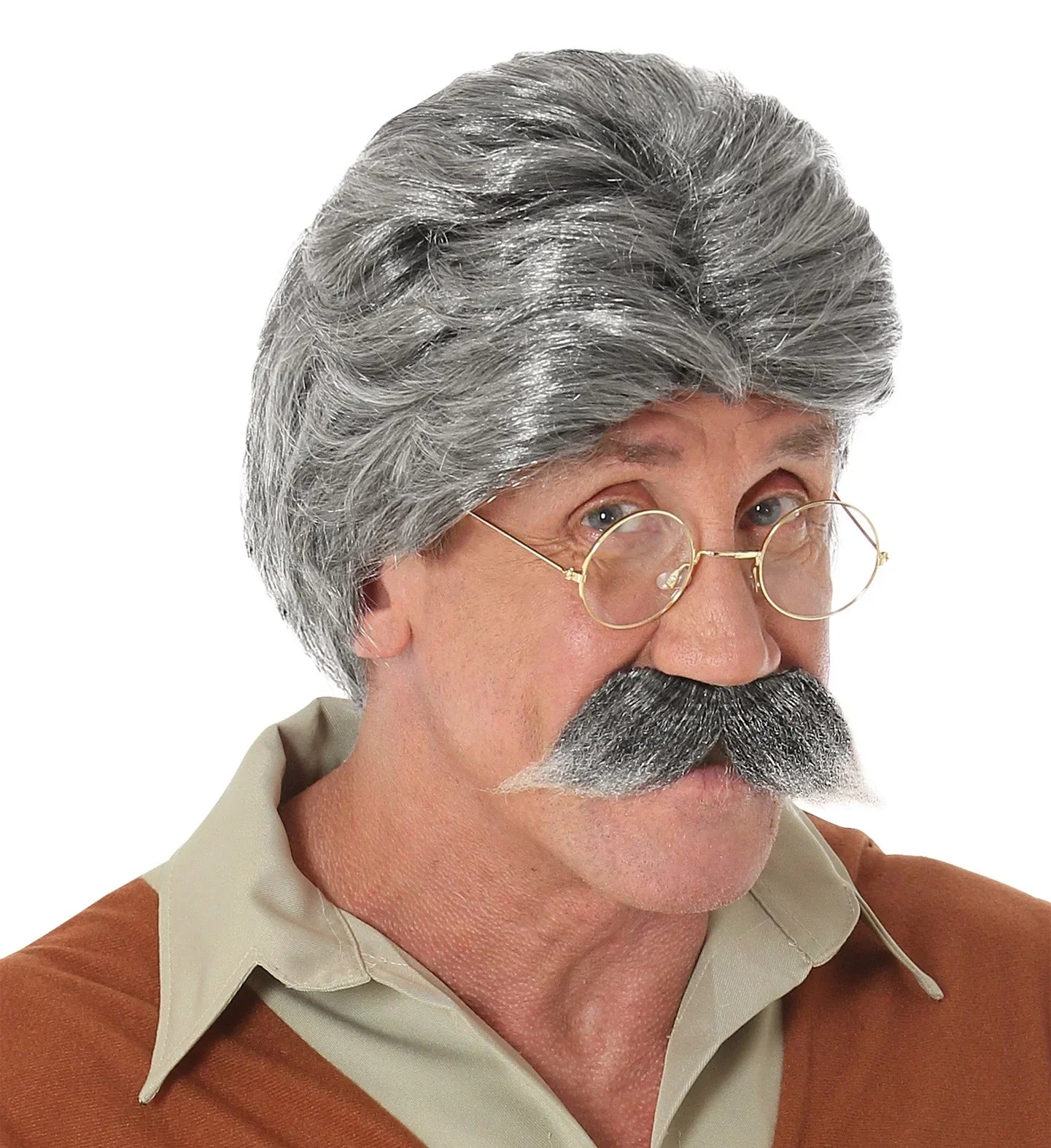 Peluca de Abuelo Canosa con Bigote Grande Pelucas Canosas Widmann