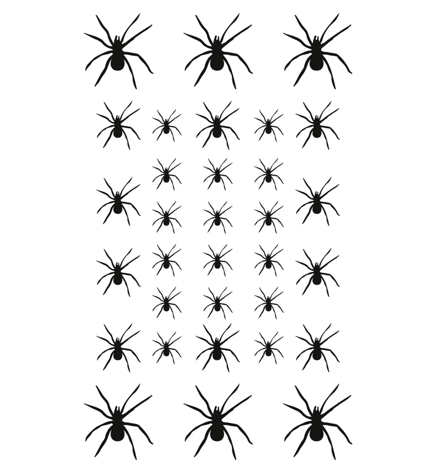 Set de Tatuajes de Araña Maquillaje Halloween Widmann