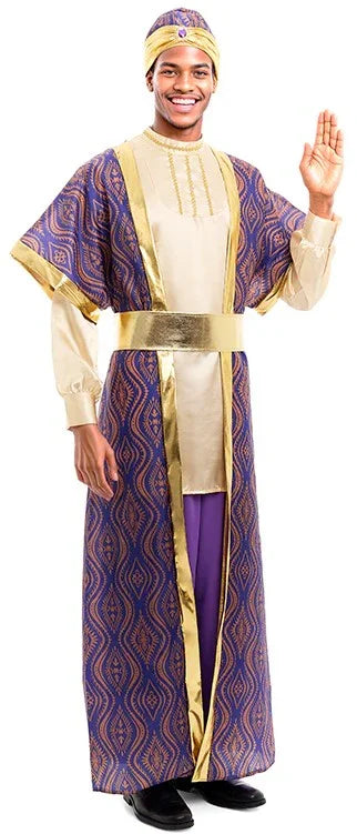 Disfraz de Rey Baltasar para Hombre Reyes Magos Partilandia