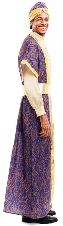 Disfraz de Rey Baltasar para Hombre Reyes Magos Partilandia