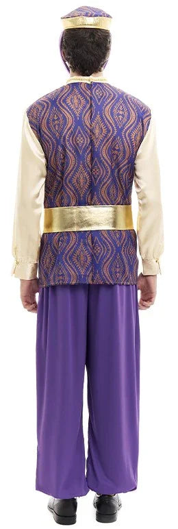 Disfraz de Paje del Rey Baltasar Morado para Hombre Pajes Reales Partilandia