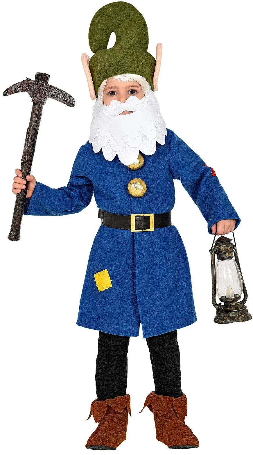 Disfraz de Enanito de Blancanieves Azul para Niño Enanitos Widmann