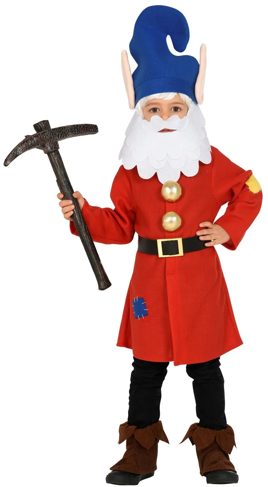 Disfraz de Enanito de Blancanieves Rojo para Niño Enanitos Widmann