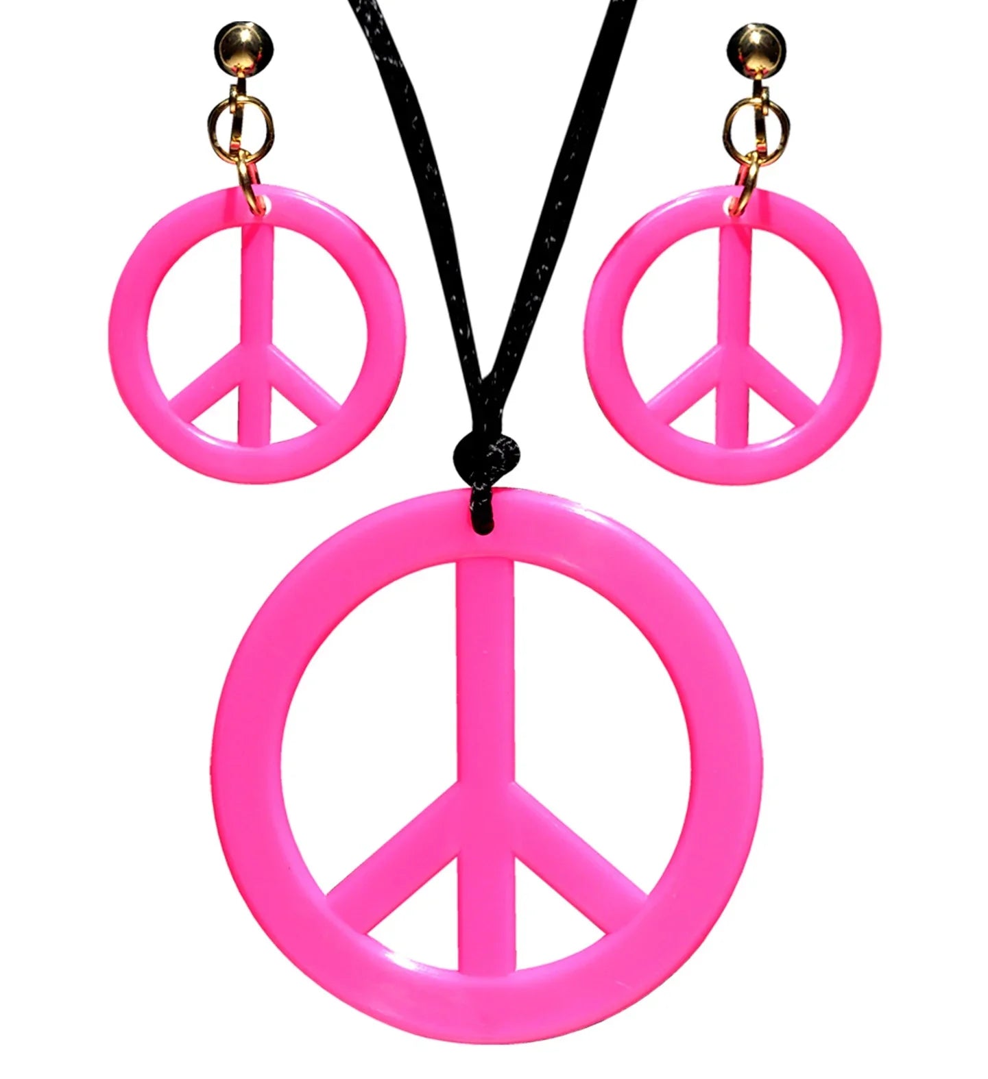 Pendientes y Collar Hippies en Diferentes Colores COMPLEMENTOS Widmann