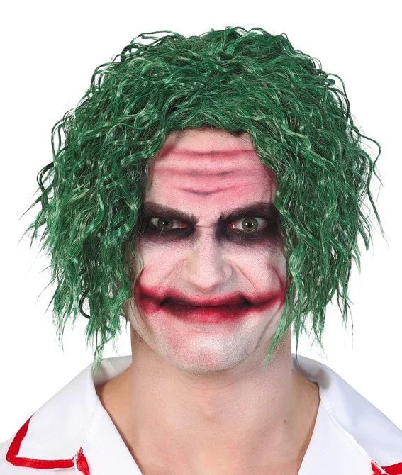 Peluca de Joker Verde Ondulada Joker Guirca