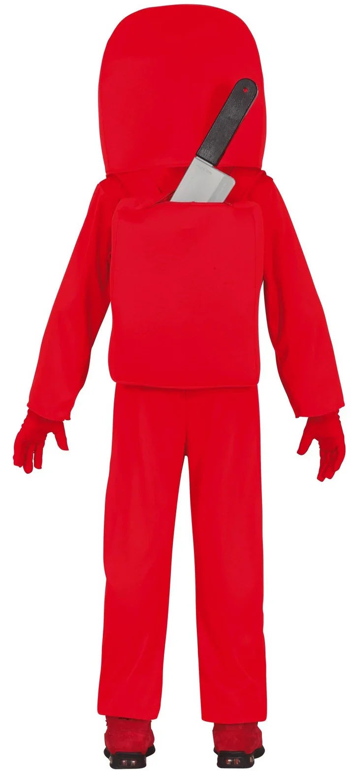 Disfraz de Among Us Impostor Rojo Infantil Among Us Guirca