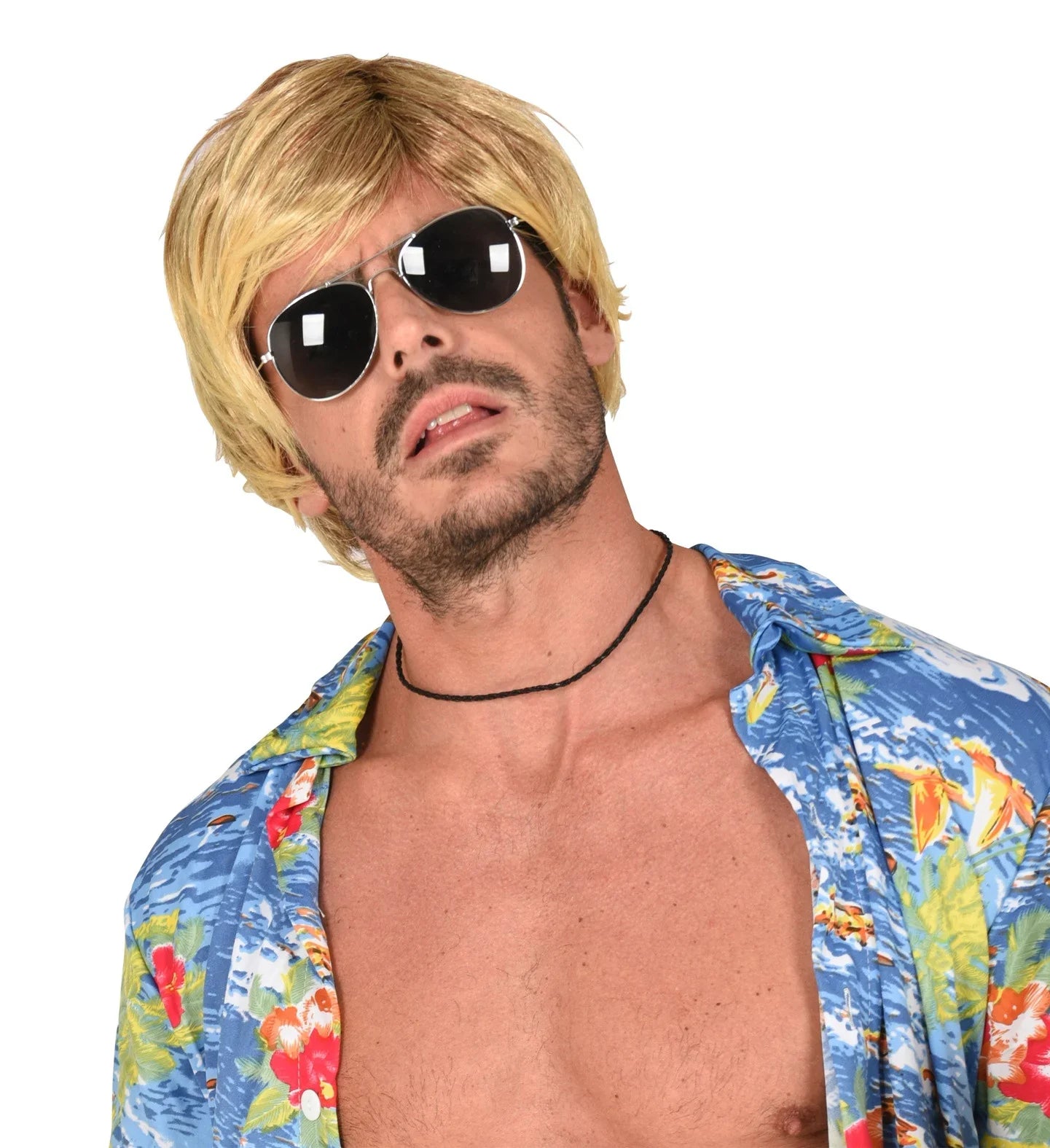 Peluca Rubia Corta Lisa de Estilo Surfero Pelucas Rubias Widmann