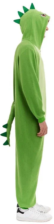 Disfraz de Dinosaurio Furioso Verde para Adulto Dragón y Dinosaurio Partilandia