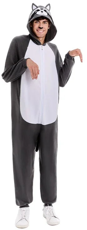 Disfraz de Mapache para Adulto Animales Partilandia